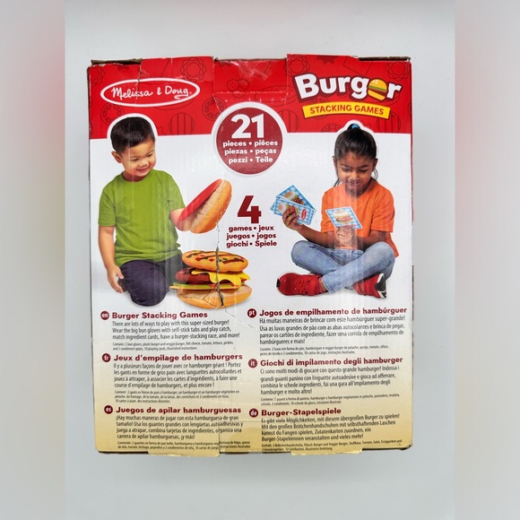 Melissa & Doug Burger Matching, Catching, and Stacking Game (READ) - Picture 3 of 3